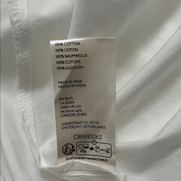 Anthropologie White Midi Dress - Picture 6 of 10